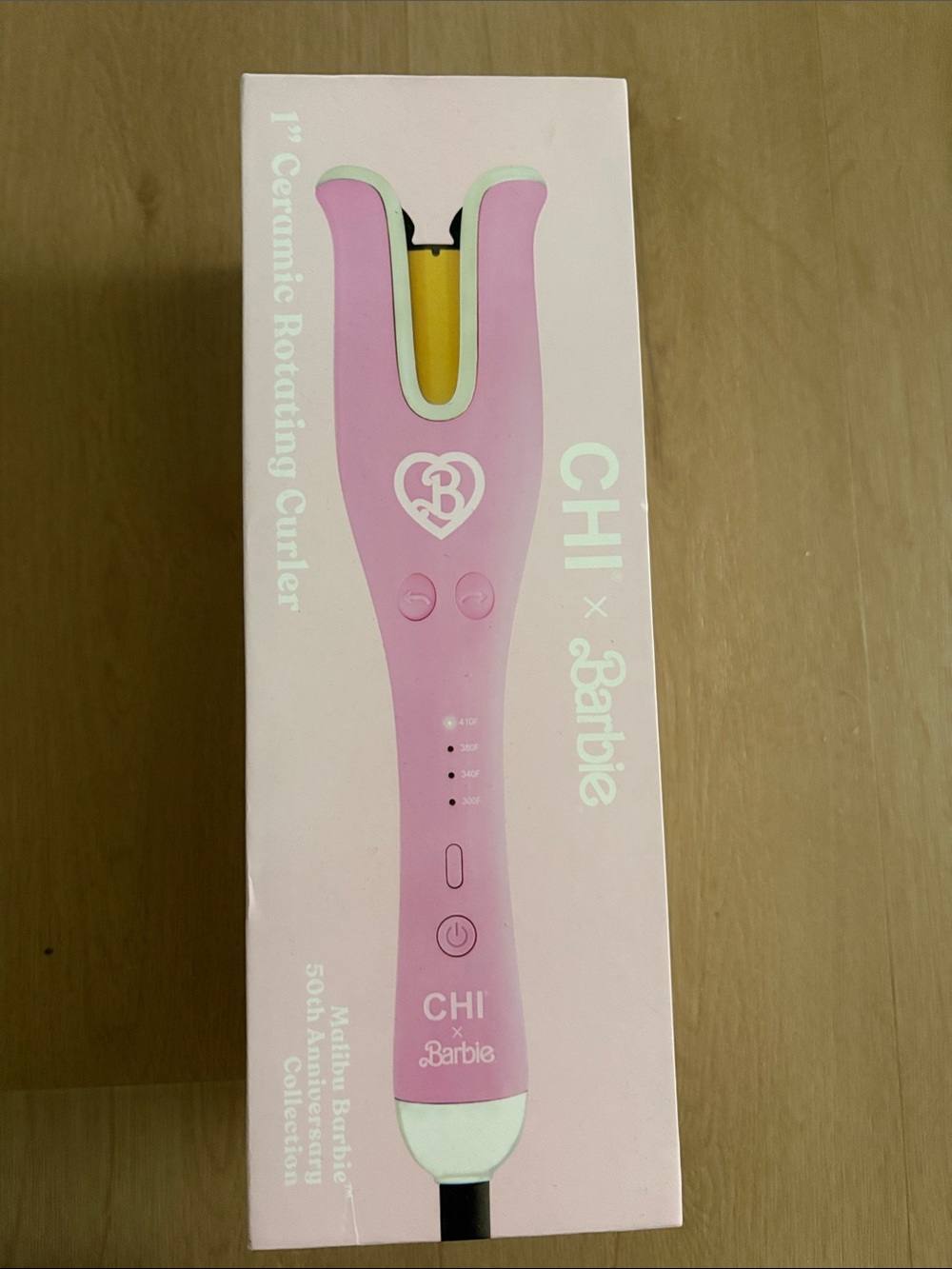 CHI x Barbie Pink 1" Ceramic Rotating Curler